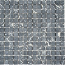 Мозаика Pietrine Nero MAT, 20х20х8 мм, MOSAICSTORY 35229