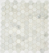 Мозаика Pietrine Hexagonal Bianco Aspen, 25х25х6 мм, MOSAICSTORY 30122