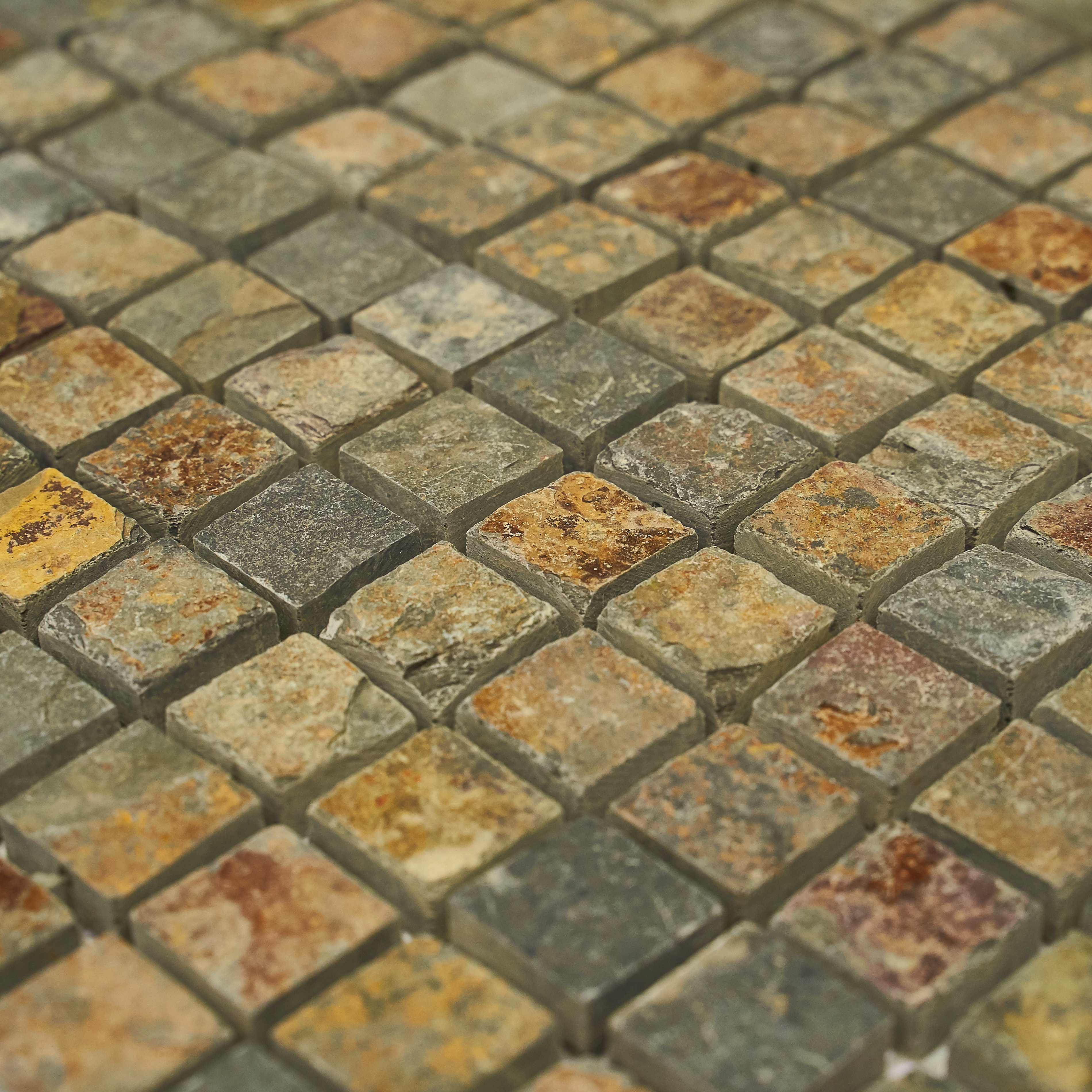 Мозаика Pietrine Slate Rustic MIX 2, 23х23х8 мм, MOSAICSTORY 30136