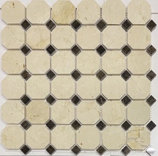 Мозаика Octagon M025+M052-BP, FK Marble 30115
