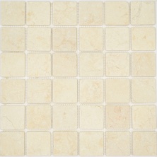 Мозаика Pietrine Botticino MAT, 48х48х6 мм, MOSAICSTORY 35406