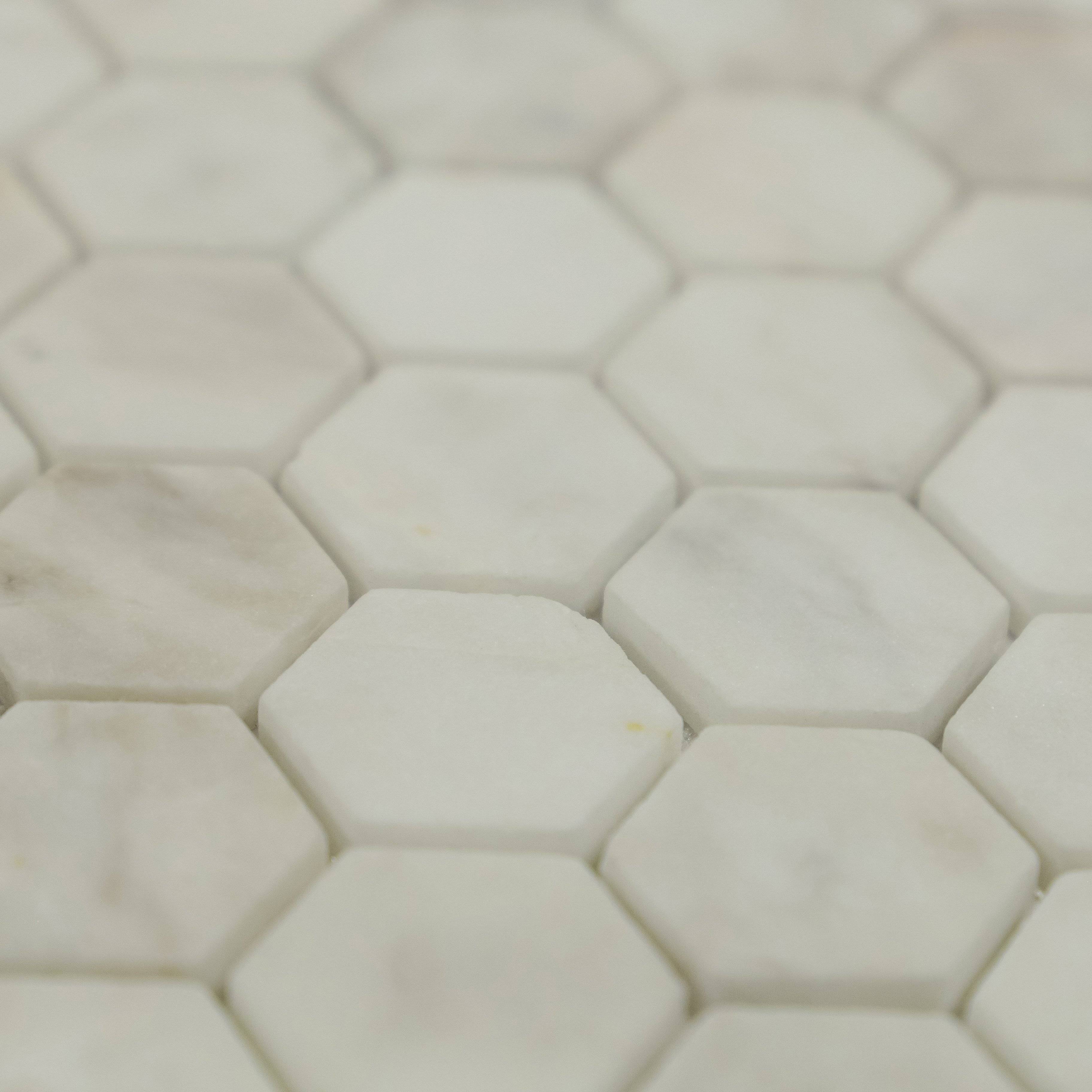 Мозаика Pietrine Dolomiti Bianco MAT Hexagon, Leedo Ceramica К-0082