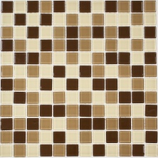 Мозаика Acquarelle Chocolate, 23х23х4 мм, MOSAICSTORY 30189