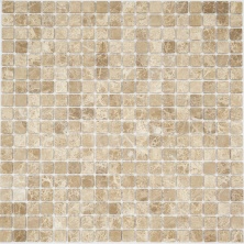 Мозаика Pietrine Emperador Light MAT, 15х15х4 мм, MOSAICSTORY 30032