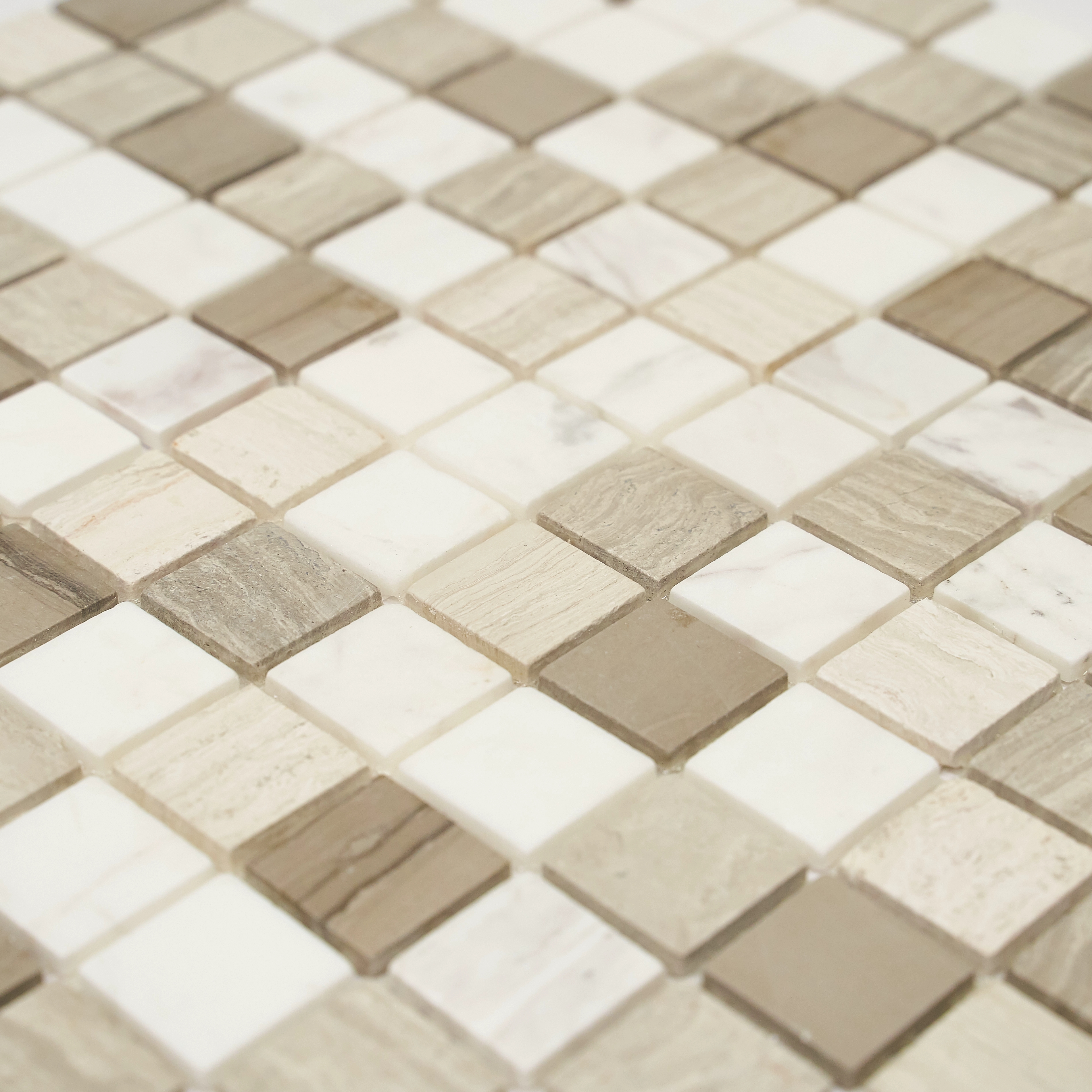 Мозаика Pietrine Pietra MIX 3 MAT, 23х23х4 мм, MOSAICSTORY 35354
