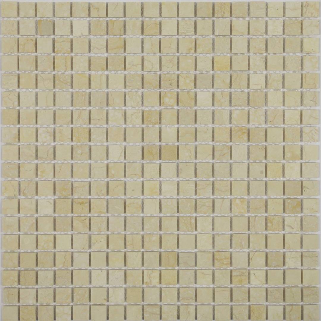 Мозаика Pietrine Botticino POL 15x15 4 мм, Leedo Ceramica К-0089