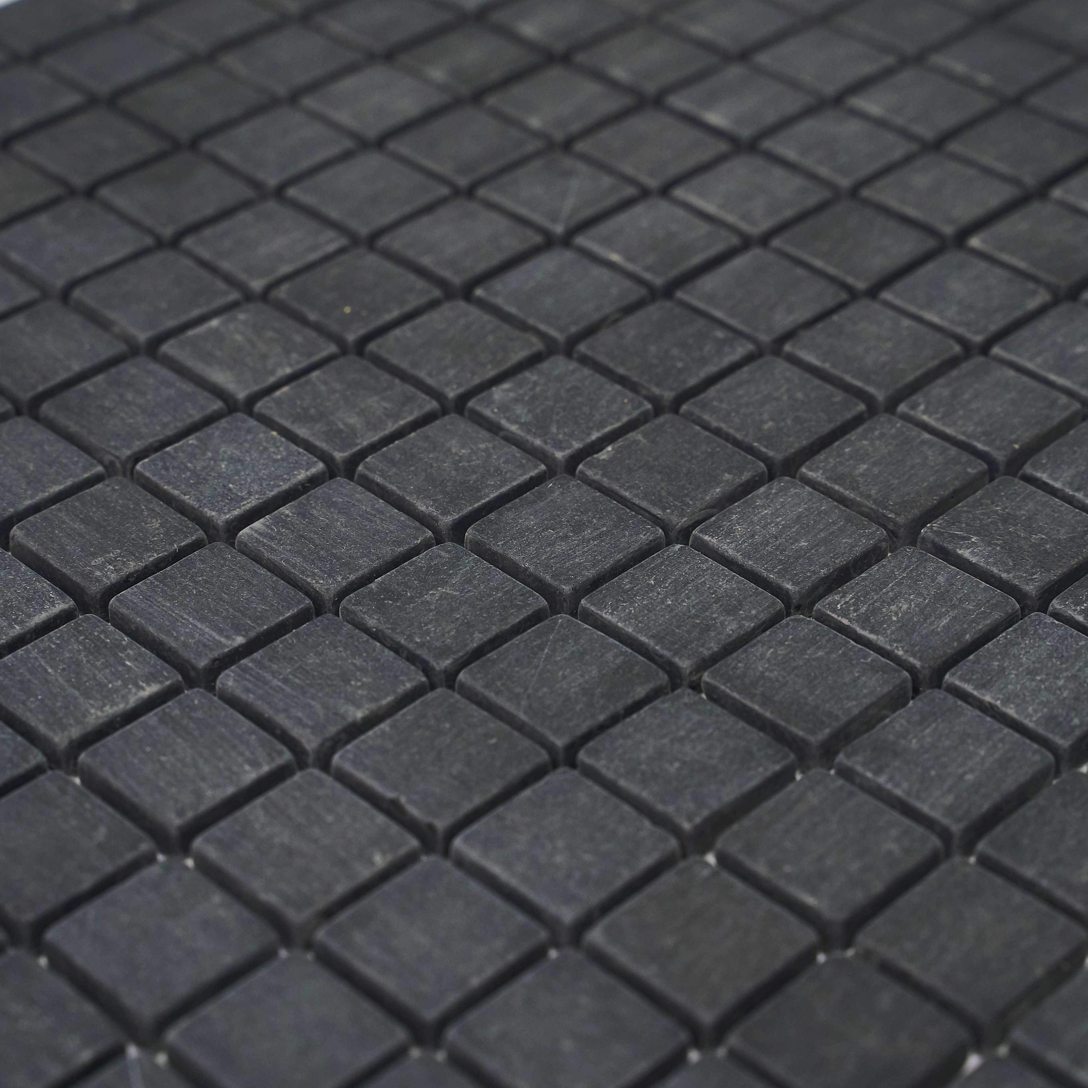 Мозаика Pietrine Nero Lava MAT, 20х20х6 мм, MOSAICSTORY 30073
