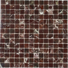 Мозаика Pietrine Rosso POL, 20х20х6 мм, MOSAICSTORY 35427