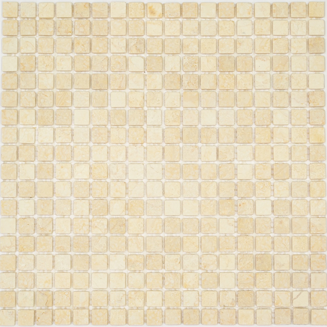 Мозаика Pietrine Botticino MAT, 15x15х4 мм, MOSAICSTORY 35339