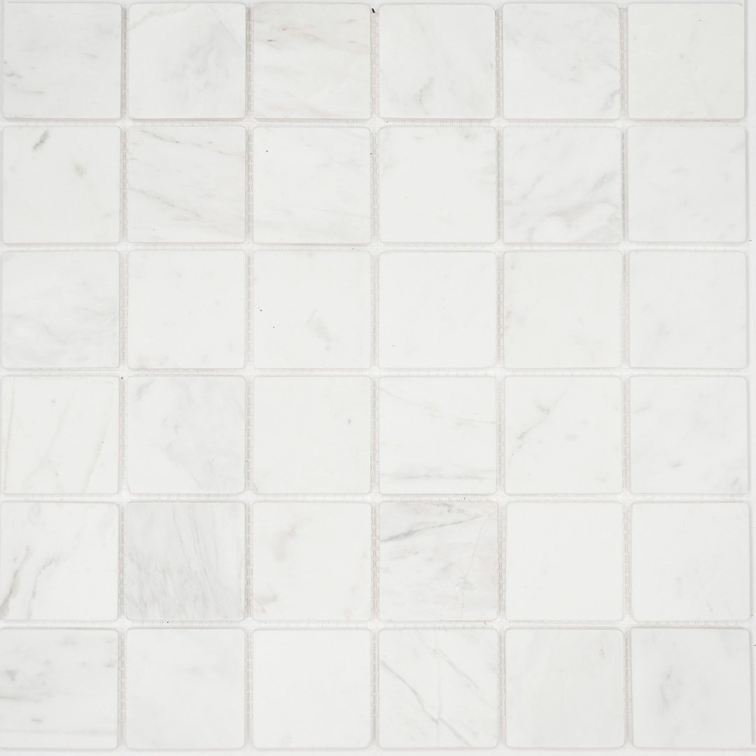 Мозаика Pietrine Dolomiti Bianco MAT, 48х48х6 мм, MOSAICSTORY 35414