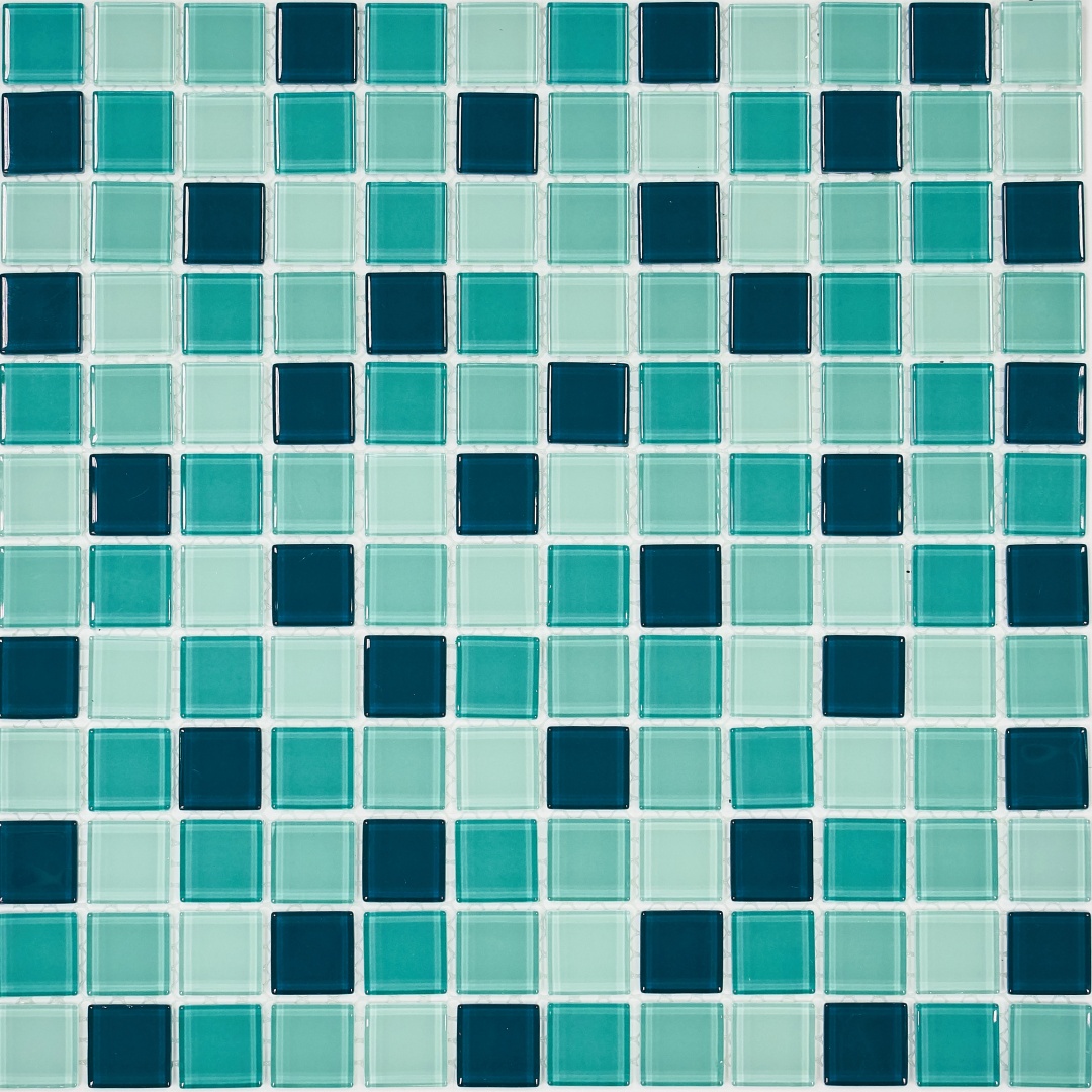 Мозаика Acquarelle Peppermint, 23х23х4 мм, MOSAICSTORY 30191