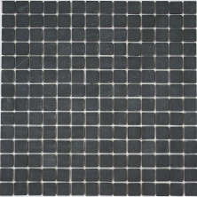 Мозаика Pietrine Nero Lava MAT, 20х20х6 мм, MOSAICSTORY 30073