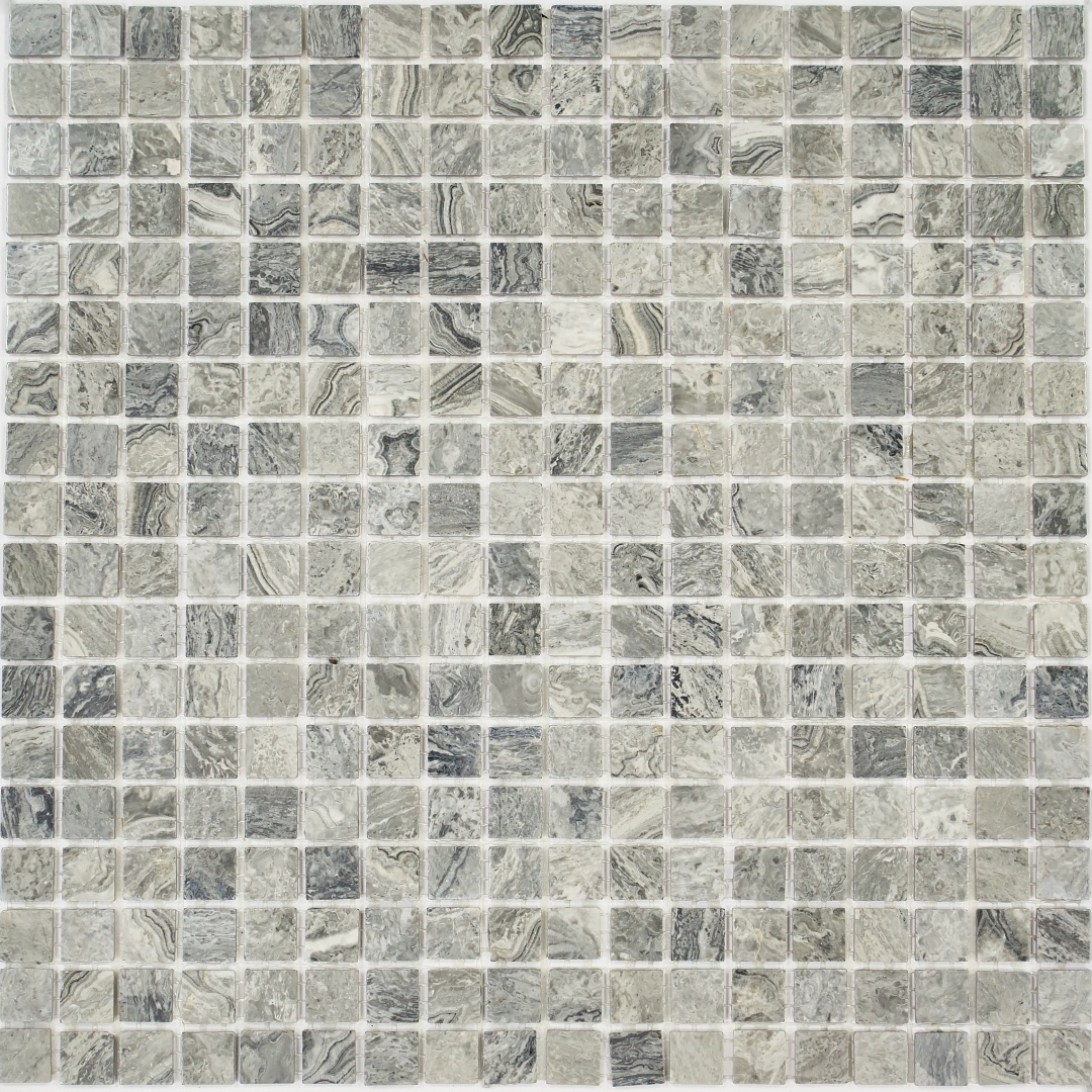 Мозаика Pietrine Grey Fog POL, 15х15х4 мм, MOSAICSTORY 35429