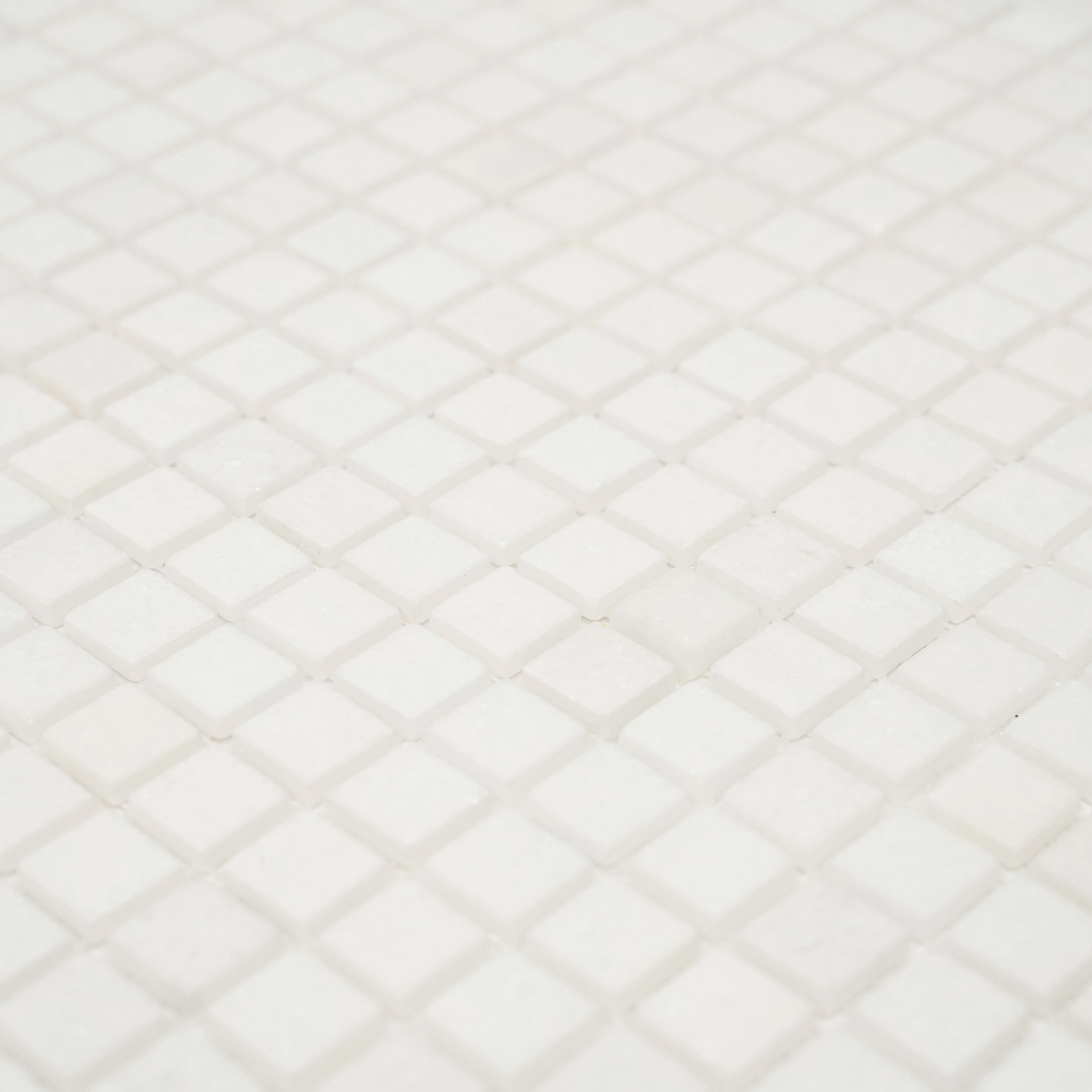 Мозаика Pietrine Bianco Crystal MAT, 15х15х4 мм, MOSAICSTORY 30050