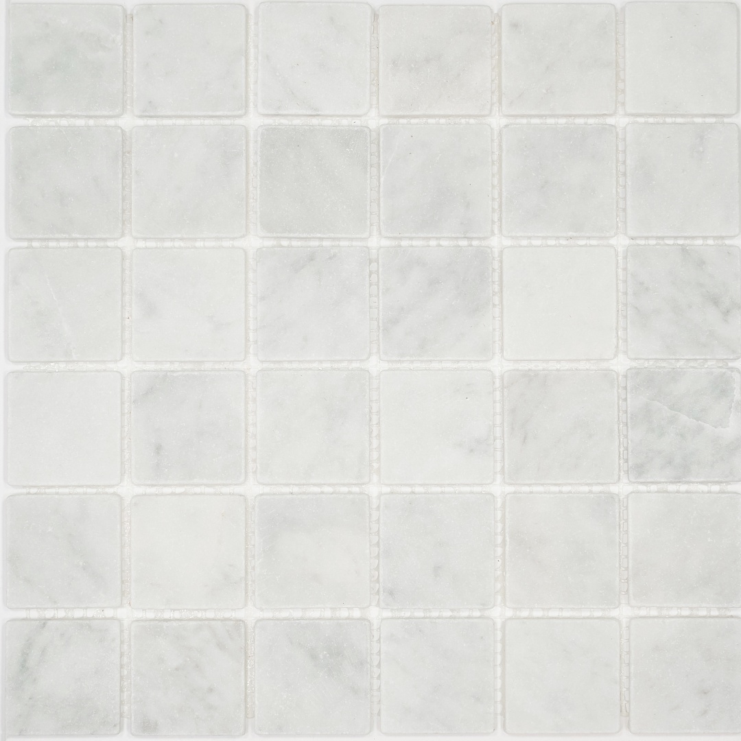 Мозаика Pietrine Bianco Aspen MAT, 48х48х6 мм, MOSAICSTORY 35402